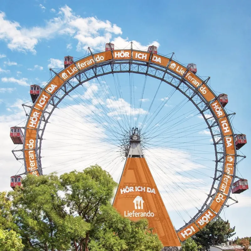 Lieferando × Prater — Content Campaign · with Vienna Go